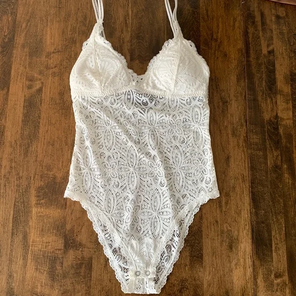 Gilly Hicks Tops Gilly Hicks Lace Bodysuit Poshmark